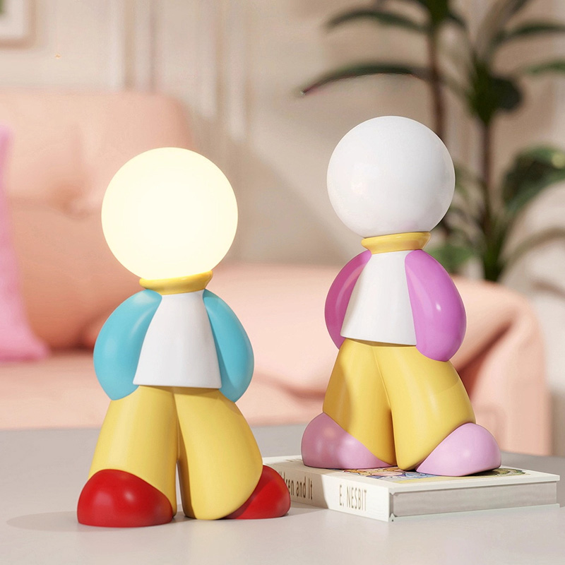 Resin Art Gift For Birthday - Dopamine Creative Character Statue Art Ornament