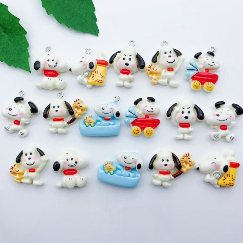 Resin Art Kits For Adults - 12pcs resin cartoon dog pendant, DIY