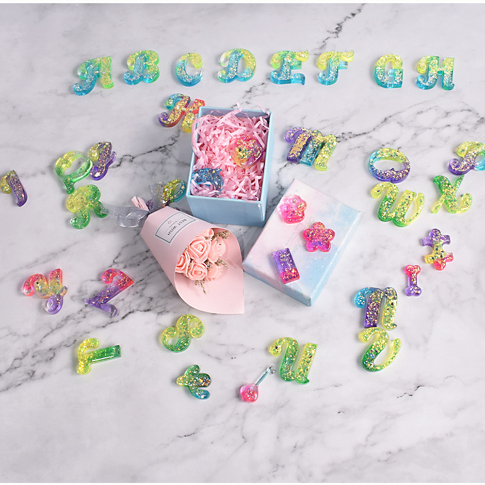 Alphabet Epoxy Resin Silicone  - Resin Color Paste recension och pris