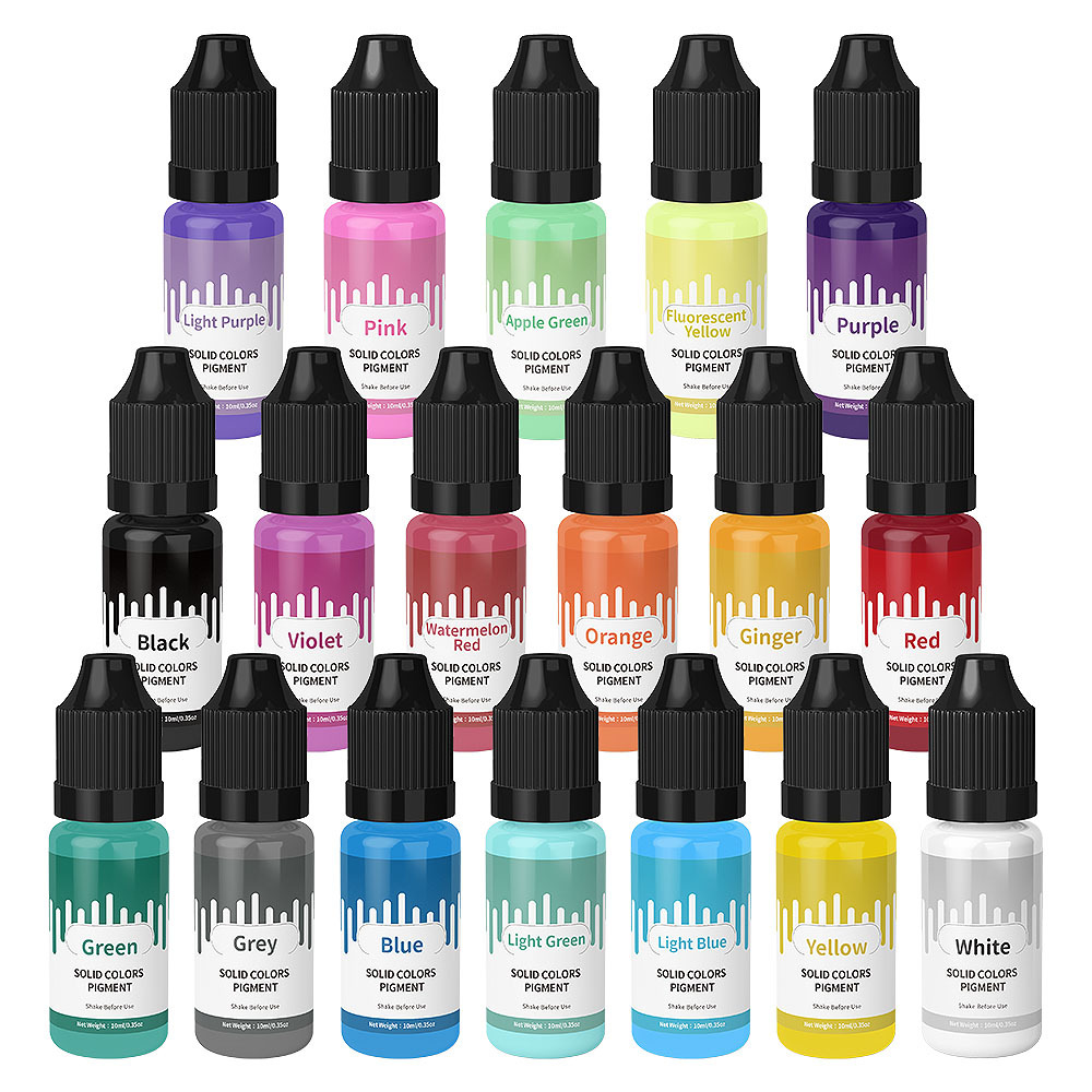 18Colors 10ml Macaron Solid Pa - Resin Color Paste recension och pris