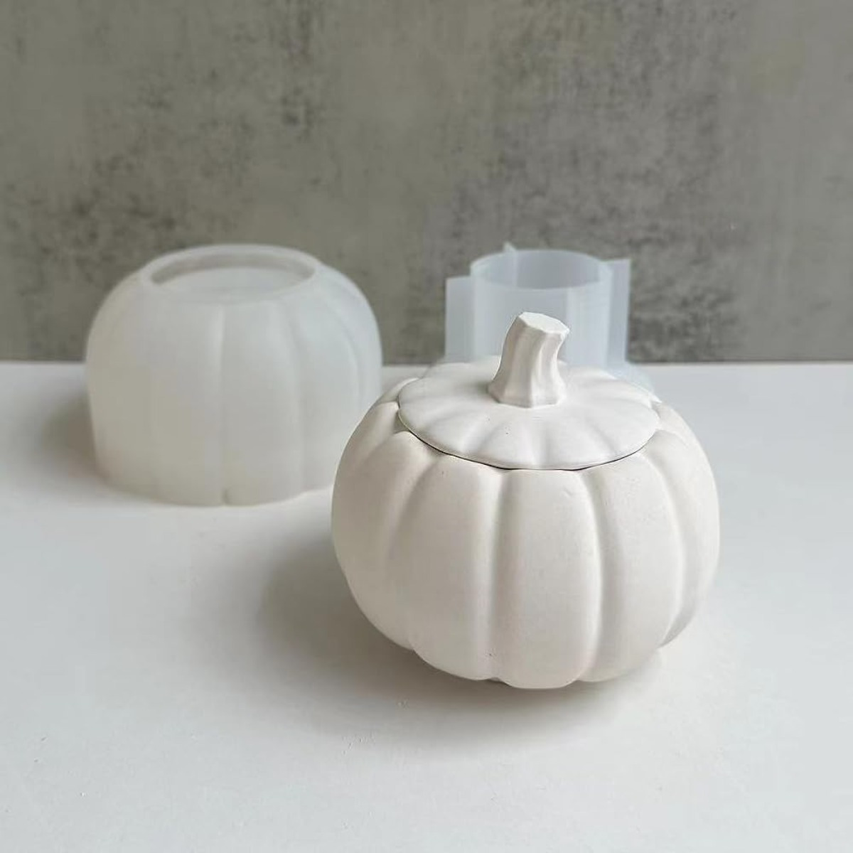 5'' Large Pumpkin Jar Mold, Ha - Resin Art Clay recension och pris
