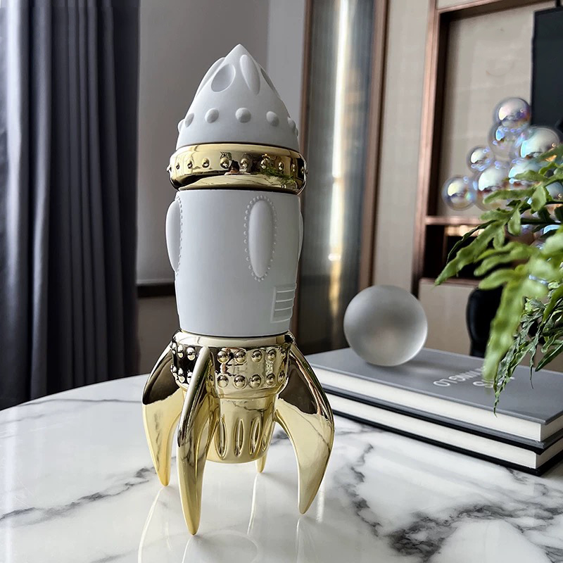 Space Rocket Ornaments,Creativ - Resin Art Gift For Birthday recension och pris