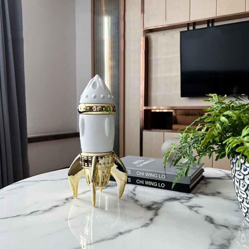 Space Rocket Ornaments,Creativ - Resin Art Gift For Birthday recension och pris
