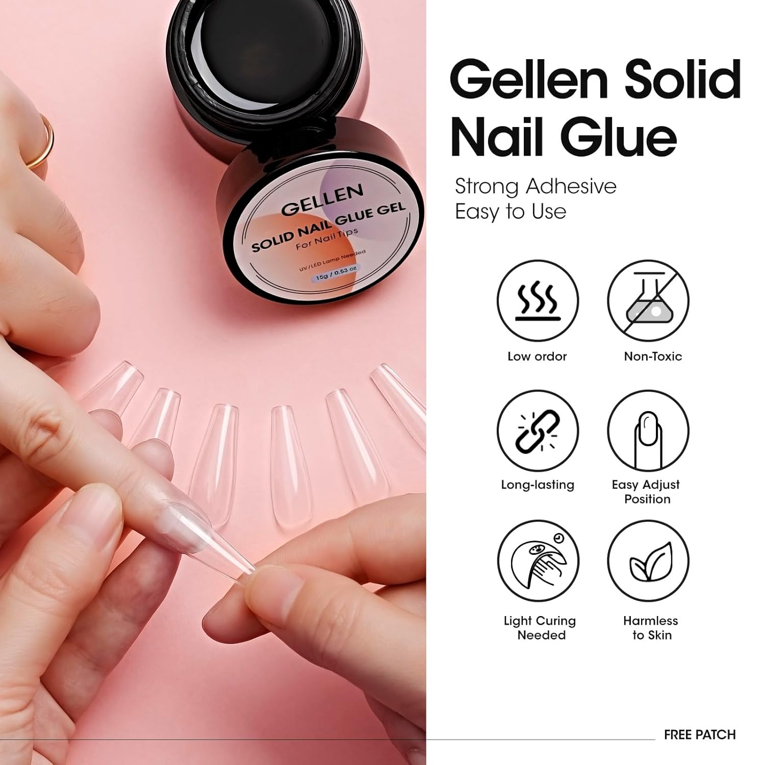 GELLEN Nail Solid Glue Builder - Resin Color Paste recension och pris