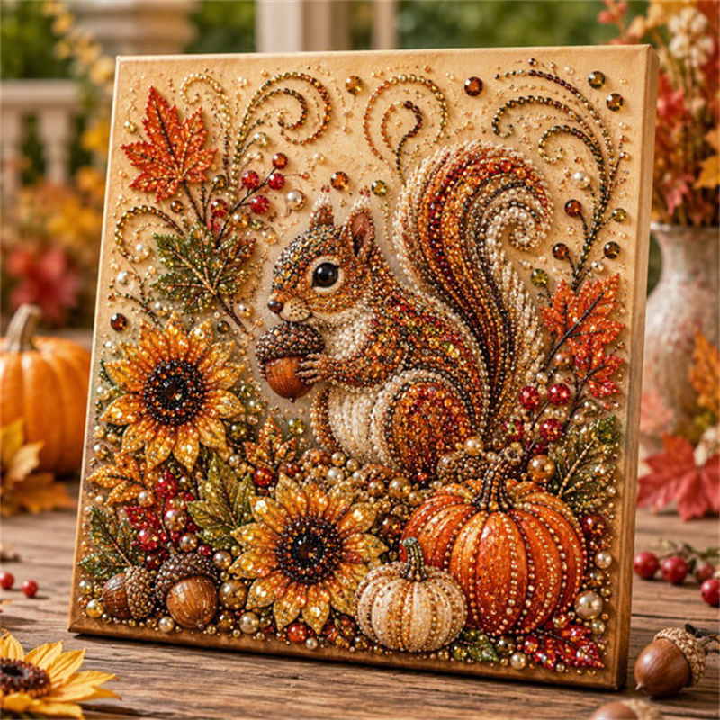 Autumn Diamond Pearl Painting  - Resin Art Of Flowers recension och pris