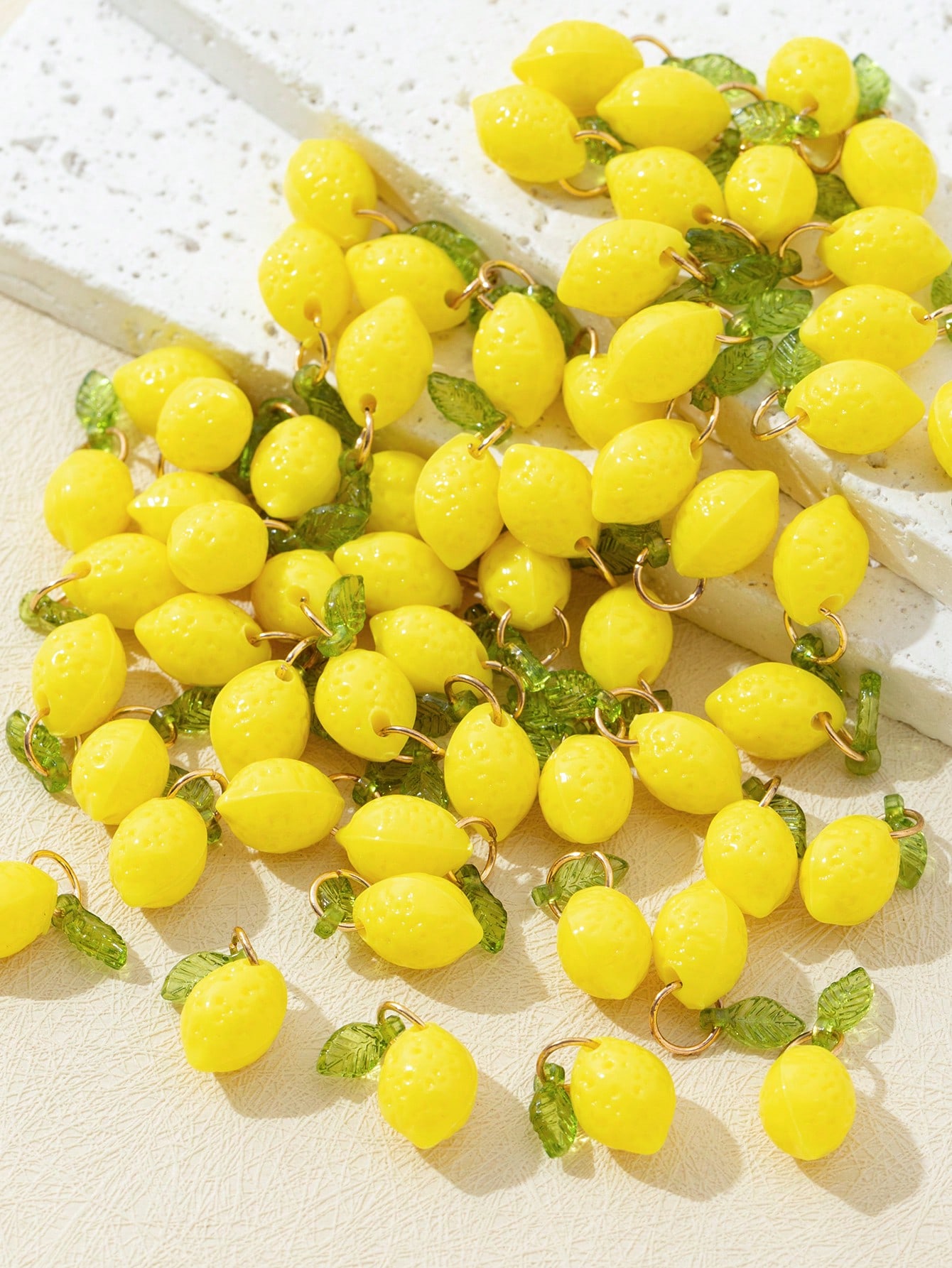 10Pcs 3D Lemon Resin Charms Pe - Resin Art Things recension och pris
