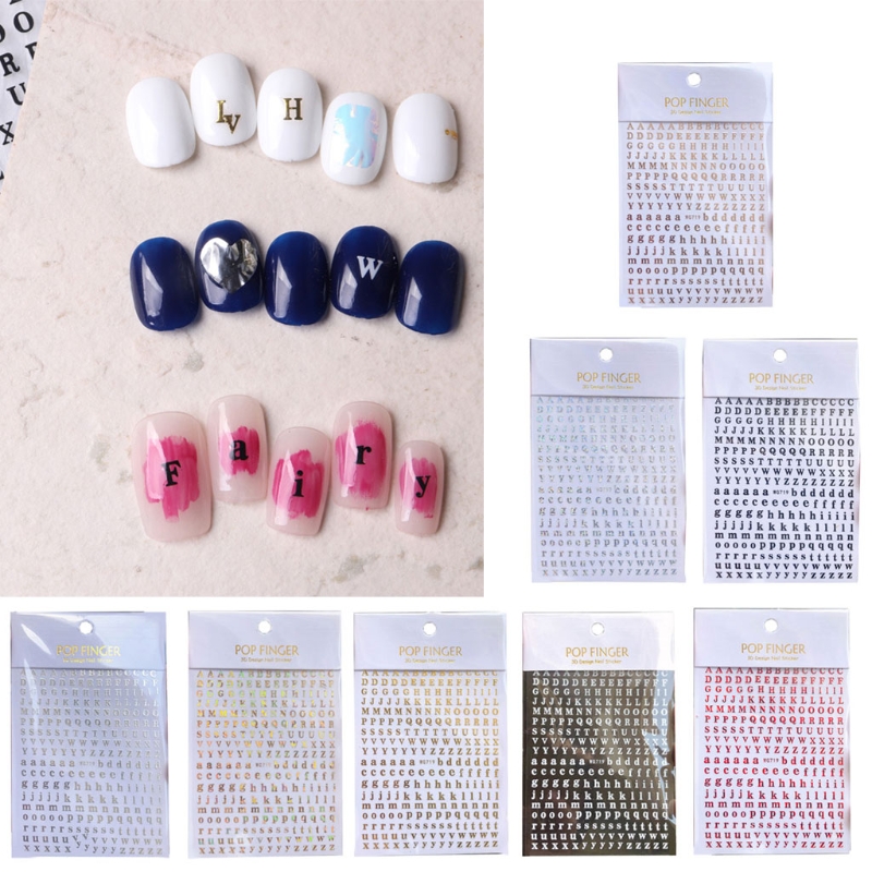 1PCS New English Alphabet Nail - Resin Art Equipment recension och pris