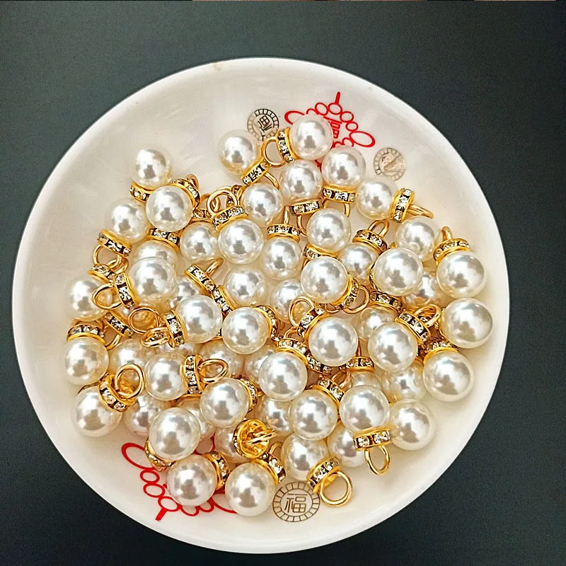 30Pcs Round Pearl Diamond Pend - Resin Art Wedding Gift recension och pris