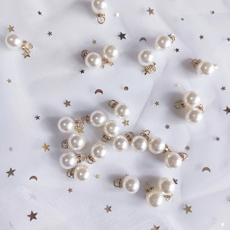 30Pcs Round Pearl Diamond Pend - Resin Art Wedding Gift recension och pris