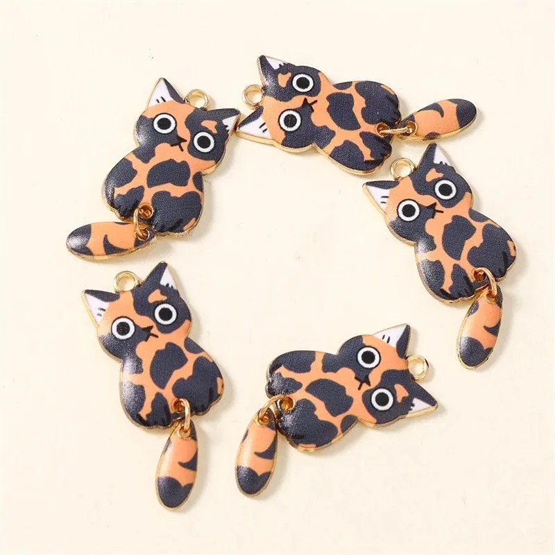 10Pcs 16×39mm Cute Cartoon Cat - Resin Art Kits For Adults recension och pris
