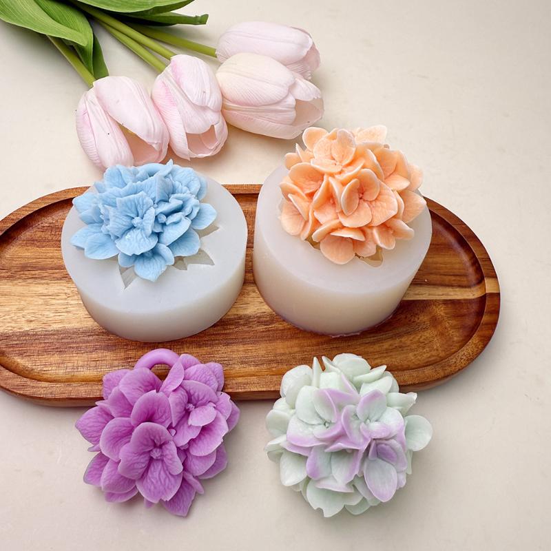 ●Hydrangea Flower Silicone Mol - Resin Art Clay recension och pris