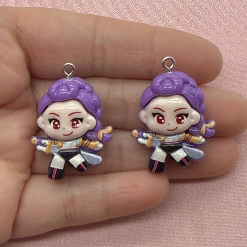 10pcs resin cartoon pendant, D - Resin Art Kits For Adults recension och pris