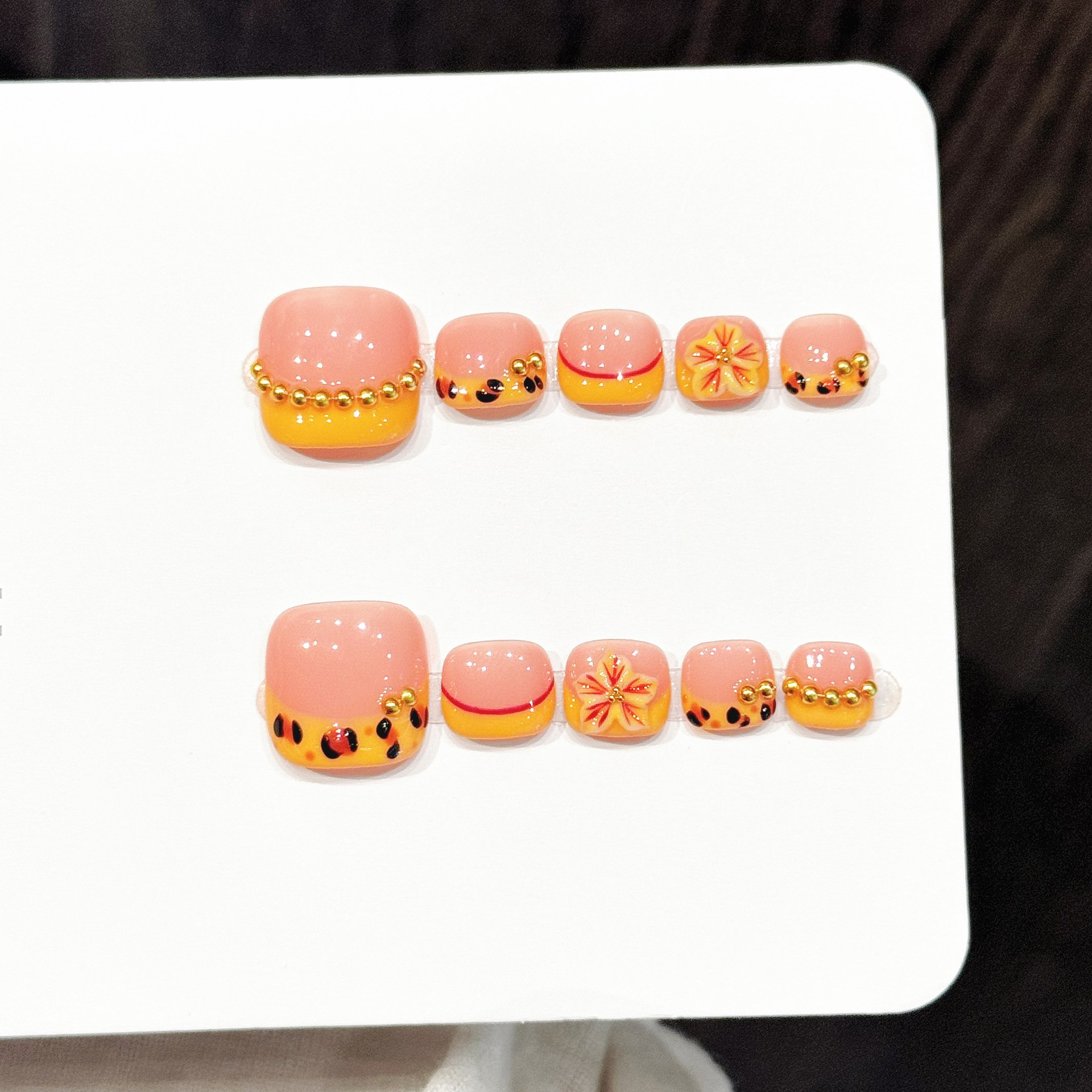 10pcs Handmade Pressed Foot Na - Resin Art Of Flowers recension och pris