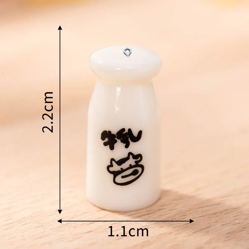 10Pcs Mini Milk Bottle Resin C - Resin Art Bracelet recension och pris