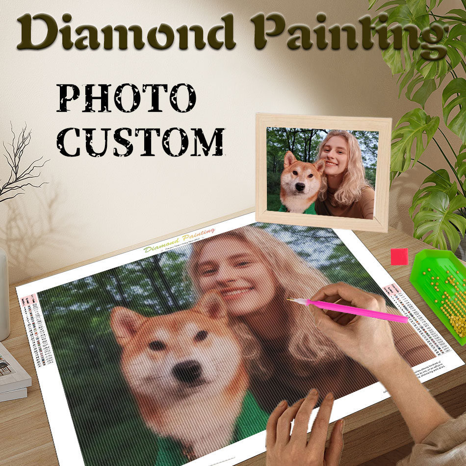 PhotoCustom Diamond Painting C - Resin Art Wedding Gift recension och pris