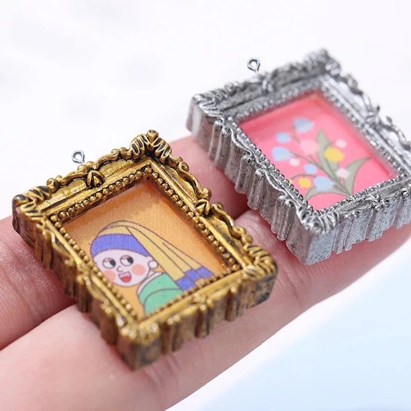 10Pcs Flatback Cabochon Vintag - Resin Art Bracelet recension och pris