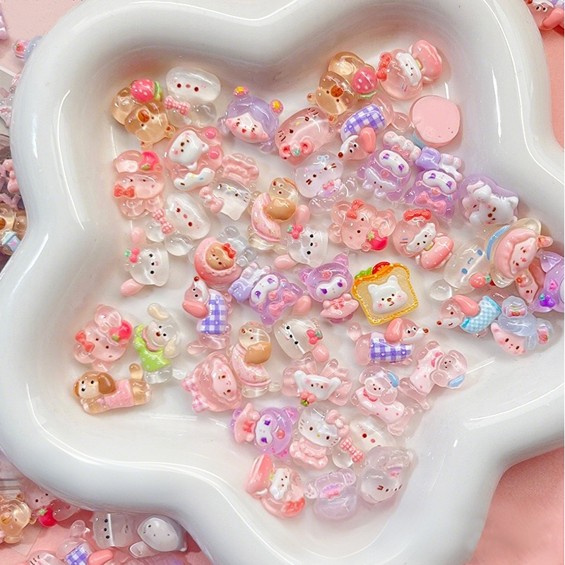 10-100pcs mini smooth transpar - Resin Art Gift For Birthday recension och pris