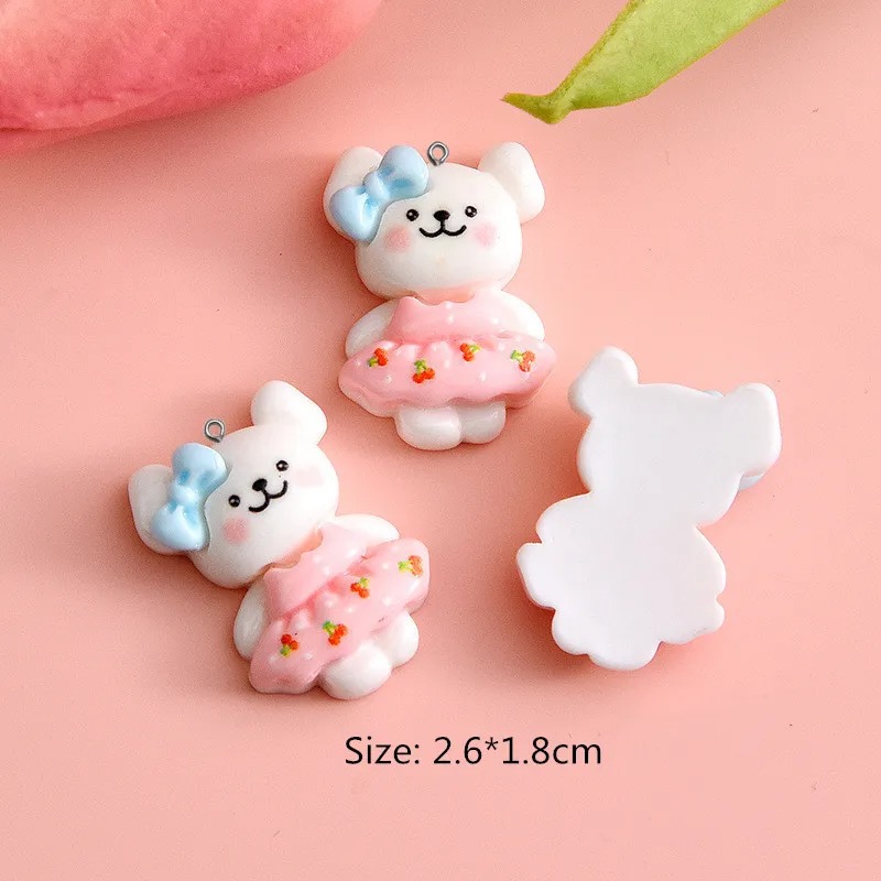 10pcs Cartoon Dog Resin Charms - Resin Art Bracelet recension och pris