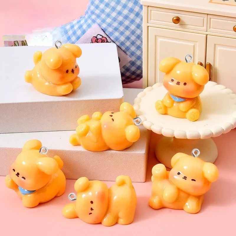 10Pcs Cute Cartoon Dog Acrylic - Resin Art Bracelet recension och pris